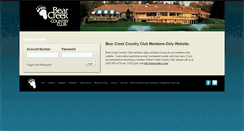 Desktop Screenshot of member.bearcreekcc.com