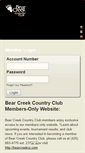 Mobile Screenshot of member.bearcreekcc.com